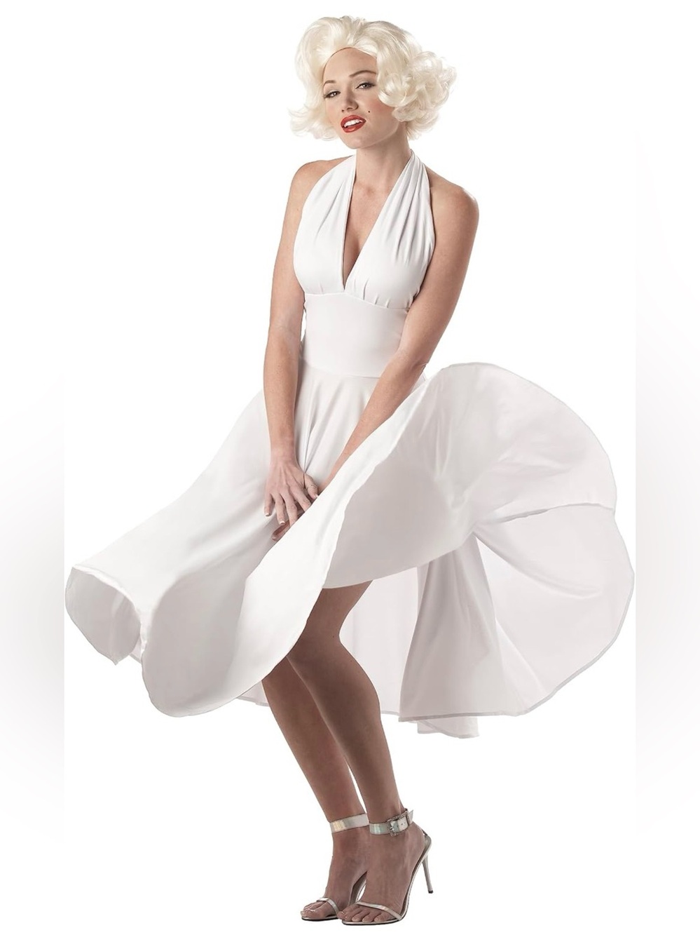 Marilyn Monroe Dress & Wig Costume, women Size Small 6-8, iconic Marilyn Monroe